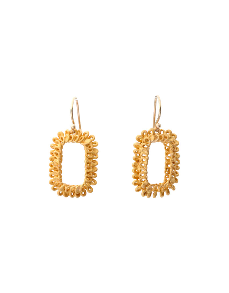 Sayumi Yokouchi Coil Earrings - Small Rectangle