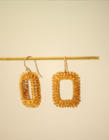 Sayumi Yokouchi Coil Earrings - Small Rectangle