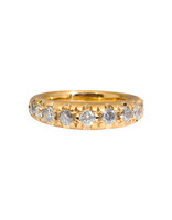 Inanna with Grey Diamonds in 18k Yellow Gold