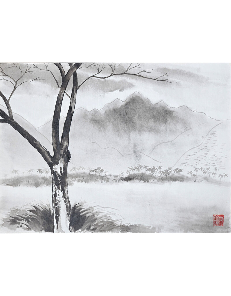 Kenneth Higashimachi Small Ink Painting #13