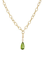 Tracy Conkle 6 Carat Peridot Drop Pendant in 14k Gold