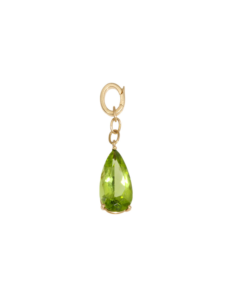 Tracy Conkle 6 Carat Peridot Drop Pendant in 14k Gold