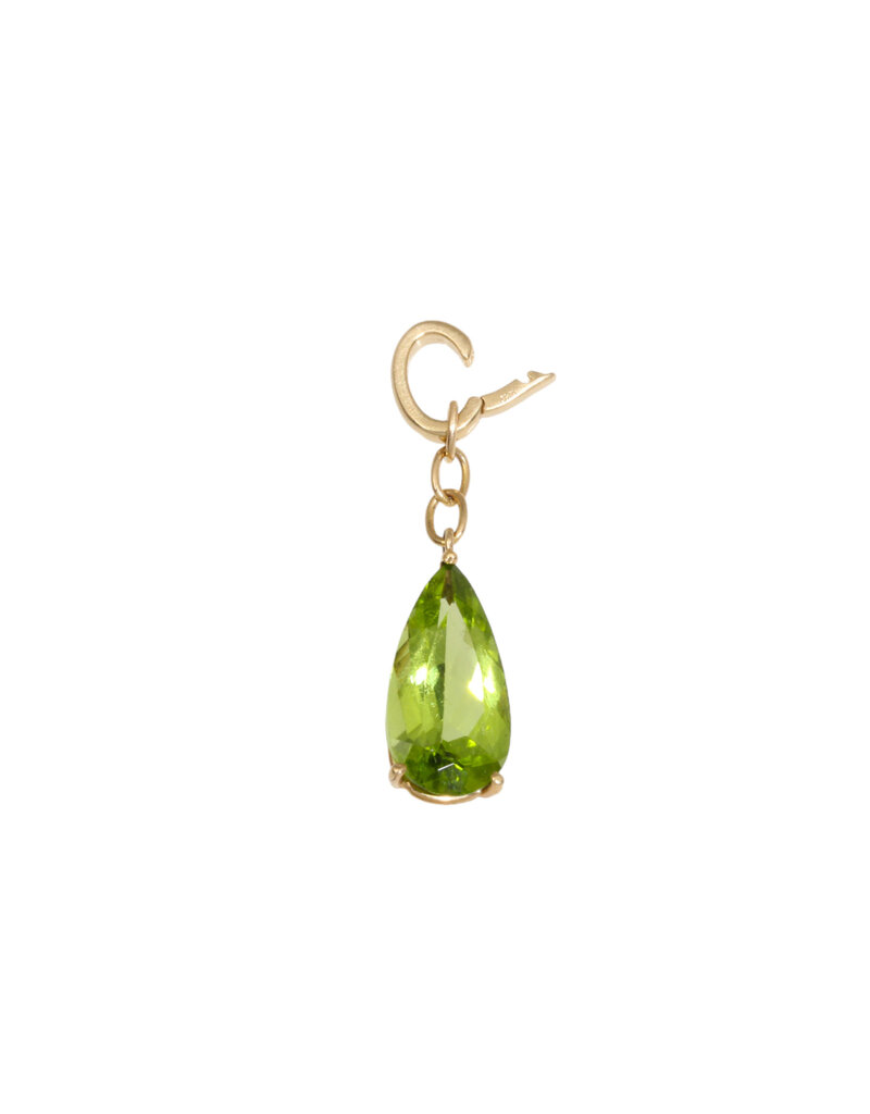 Tracy Conkle 6 Carat Peridot Drop Pendant in 14k Gold