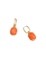 Tracy Conkle Persimmon Coral Earrings  in 18k and 14k