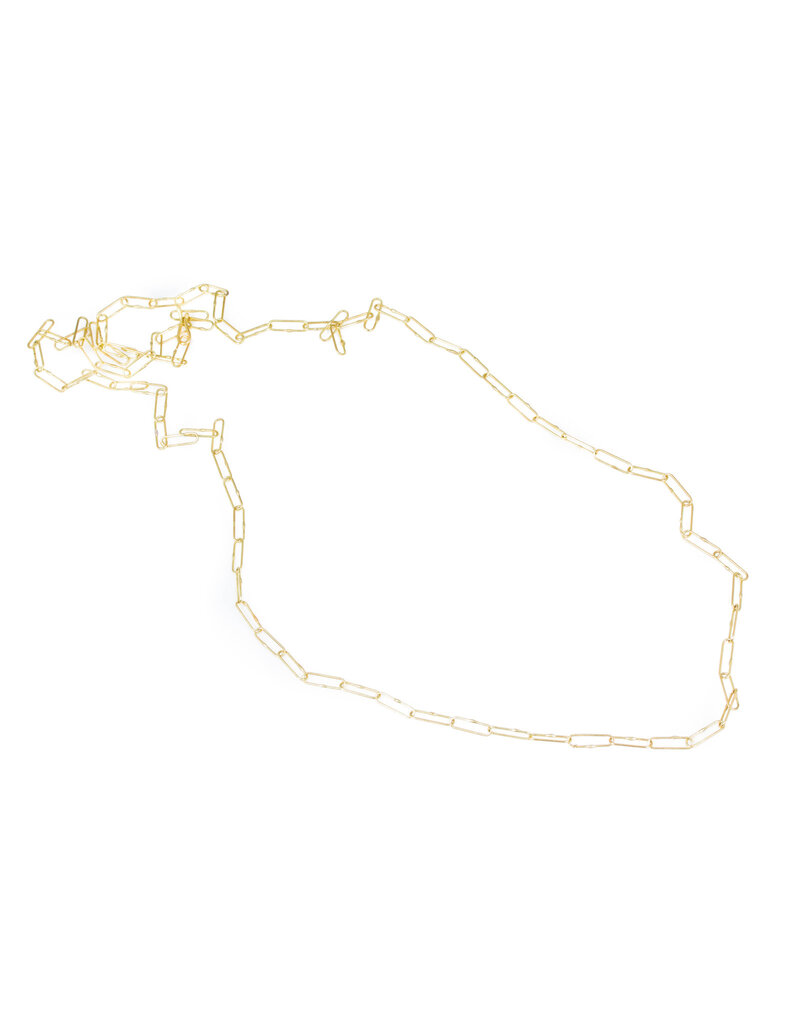 Short Links Chain in 18K Gold - 34"