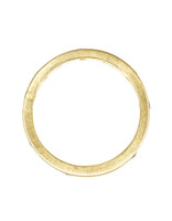 Simple Architectural in 18k Yellow Gold with White Diamonds