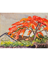Kenneth Higashimachi Medium Watercolor Painting #105