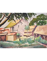 Kenneth Higashimachi Medium Watercolor Painting #107