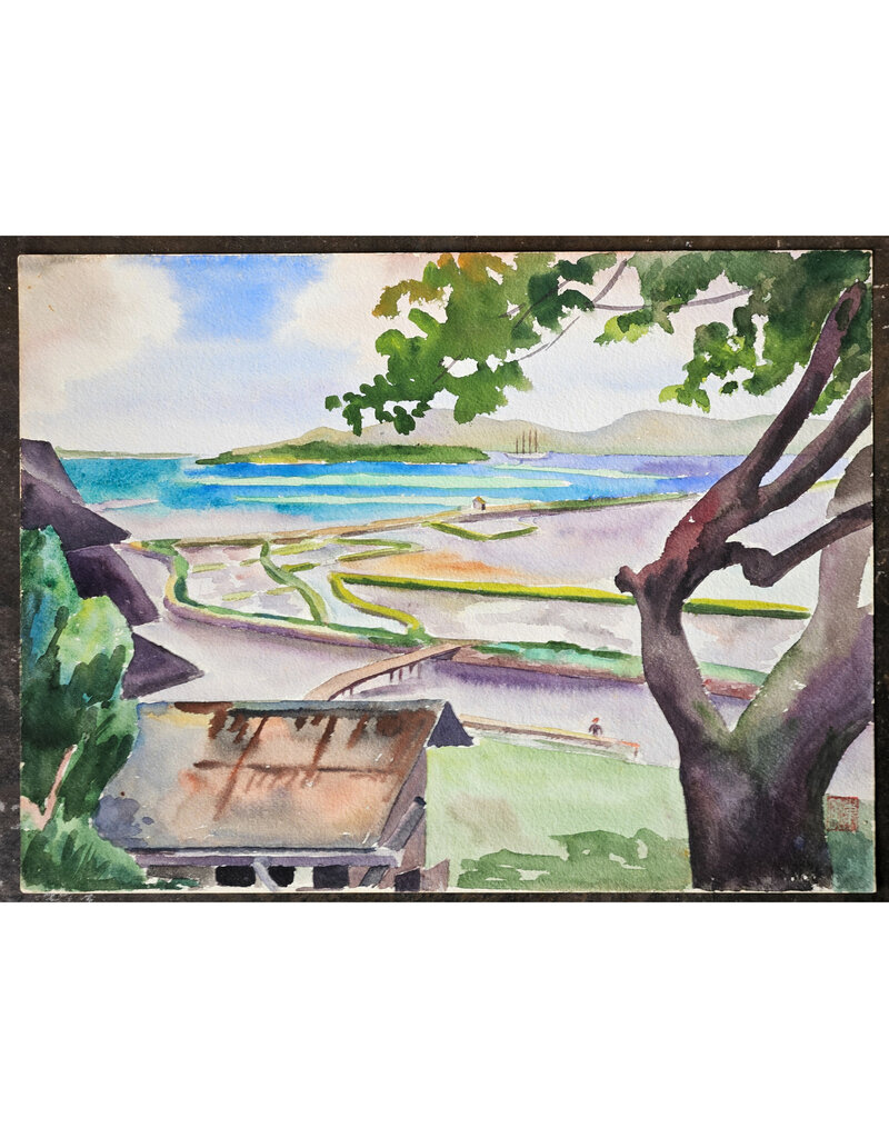 Kenneth Higashimachi Medium Watercolor Painting #108