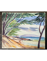 Kenneth Higashimachi Large Watercolor Painting #54