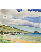 Kenneth Higashimachi Large Watercolor Painting #56