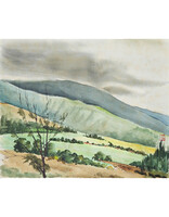 Kenneth Higashimachi Large Watercolor Painting #57