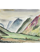 Kenneth Higashimachi Large Watercolor Painting #58
