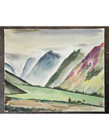 Kenneth Higashimachi Large Watercolor Painting #58
