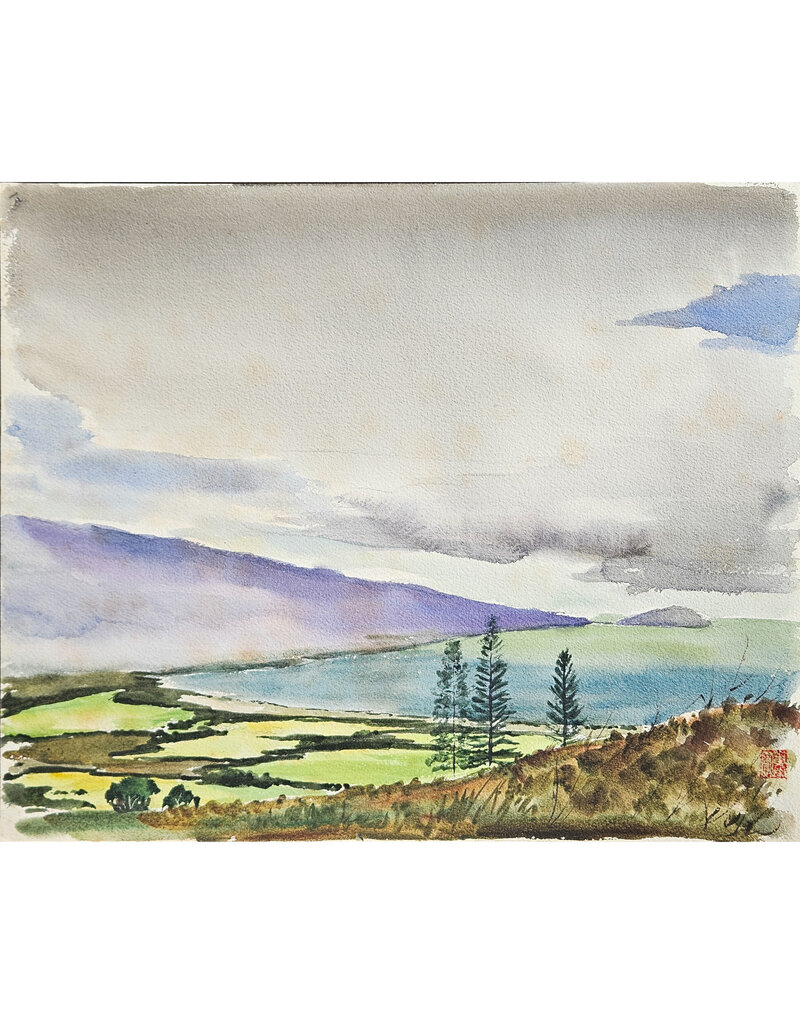 Kenneth Higashimachi Large Watercolor Painting #59