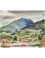 Kenneth Higashimachi Large Watercolor Painting #60