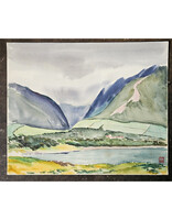 Kenneth Higashimachi Large Watercolor Painting #61