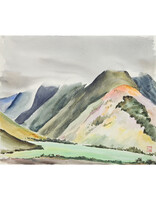 Kenneth Higashimachi Large Watercolor Painting #62