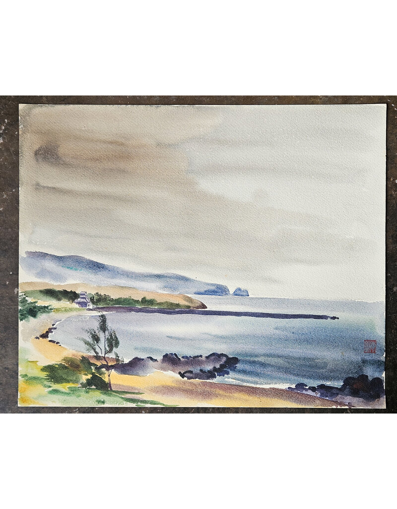 Kenneth Higashimachi Large Watercolor Painting #63