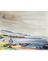 Kenneth Higashimachi Large Watercolor Painting #63
