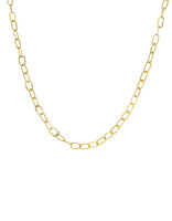 Big Sur Goldsmiths Oval Links Chain in 18k Yellow Gold - 19"