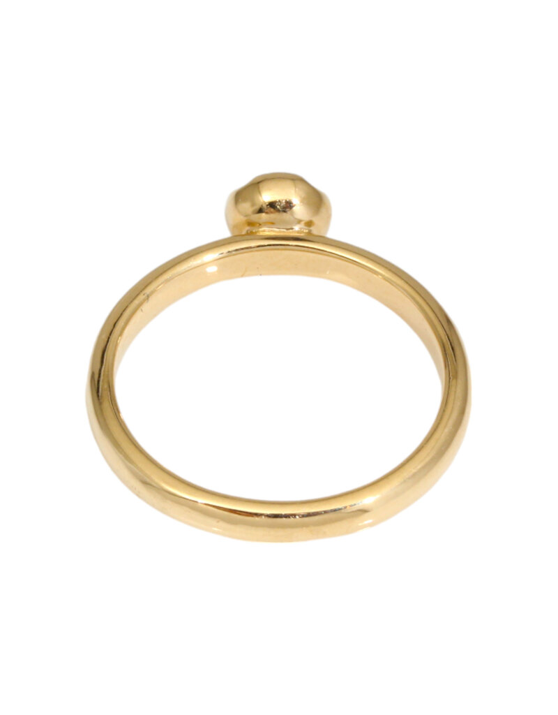 Solomon's Eye Salt & Pepper Rosecut Diamond Ring in 14k Gold