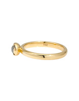 Solomon's Eye Salt & Pepper Rosecut Diamond Ring in 14k Gold