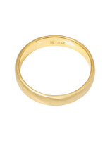 Delicate 5mm Modeled Band in 18k Yellow Gold
