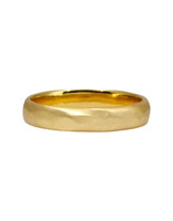 Delicate 5mm Modeled Band in 18k Yellow Gold