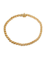 Estate Estate Line Diamond Bracelet in 14k Yellow Gold