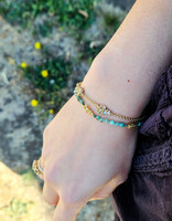 Encrusted Diamond Bracelet in 14k Yellow Gold