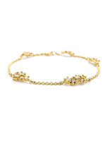 Encrusted Diamond Bracelet in 14k Yellow Gold