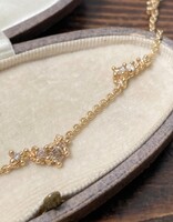 Encrusted Diamond Bracelet in 14k Yellow Gold