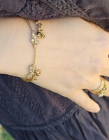 Mixed Diamond Encrusted Cuff in 14k Gold