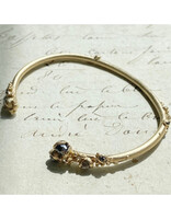 Mixed Diamond Encrusted Cuff in 14k Gold
