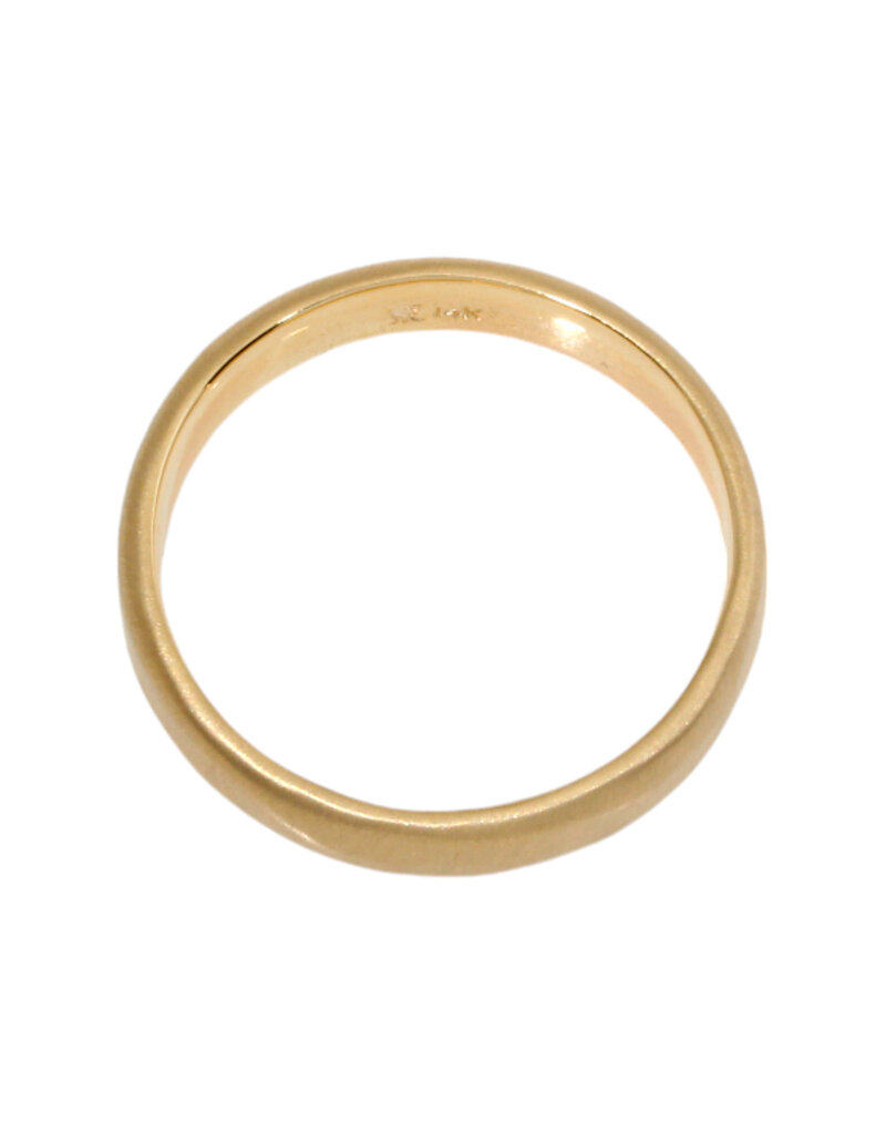 Delicate 5mm Modeled Band in 14k Royal Gold