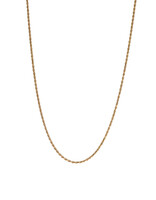 2.4mm Rope Chain in 14k Gold - 23"