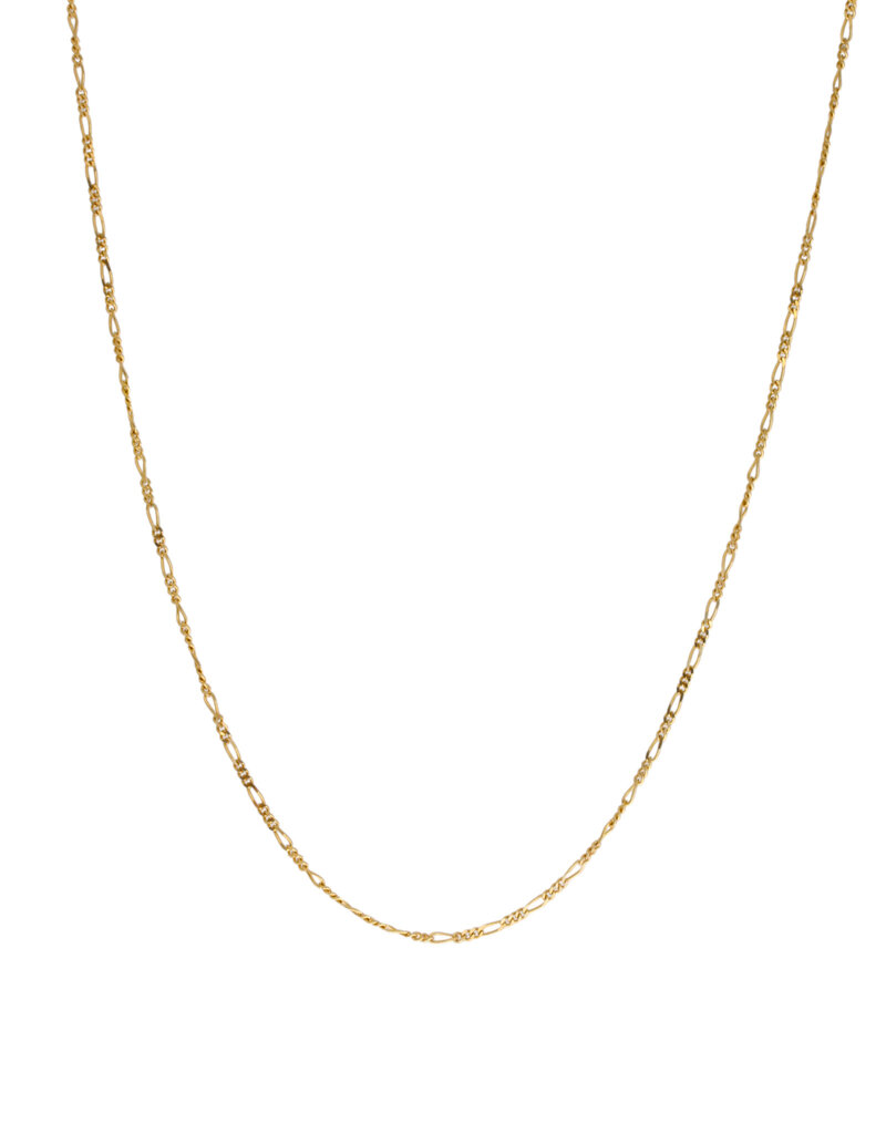1.9mm Figaro Chain in 14k Gold