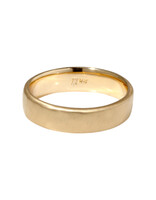 Delicate 6mm Modeled Band in 14k Royal Gold