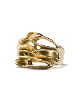 Half Banksia Ring in 10k Yellow Gold