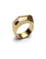 Olivia Shih Raw Ring in Brass