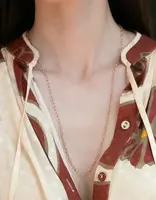 Tura Sugden Petite Chain Necklace in 18k Rose Gold