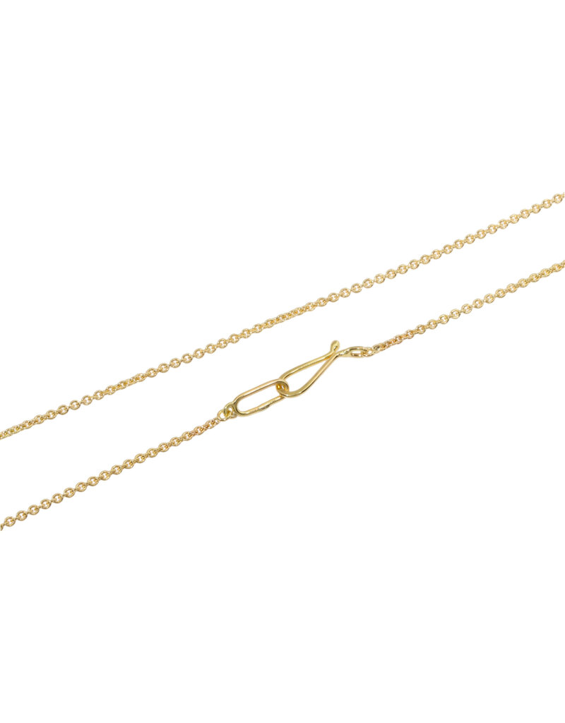 Tura Sugden Gold Link Novella Pendant Necklace in 18k Yellow Gold