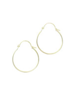 Tura Sugden Small Valance Hoop Earrings 18k Yellow Gold