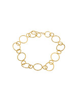Big Sur Goldsmiths Hand Forged Chain Bracelet in 22k Gold