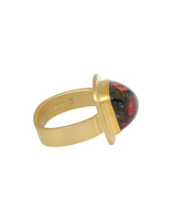 Big Sur Goldsmiths Unreal Tourmaline Planetary Trio Ring