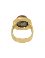 Big Sur Goldsmiths Unreal Tourmaline Planetary Trio Ring