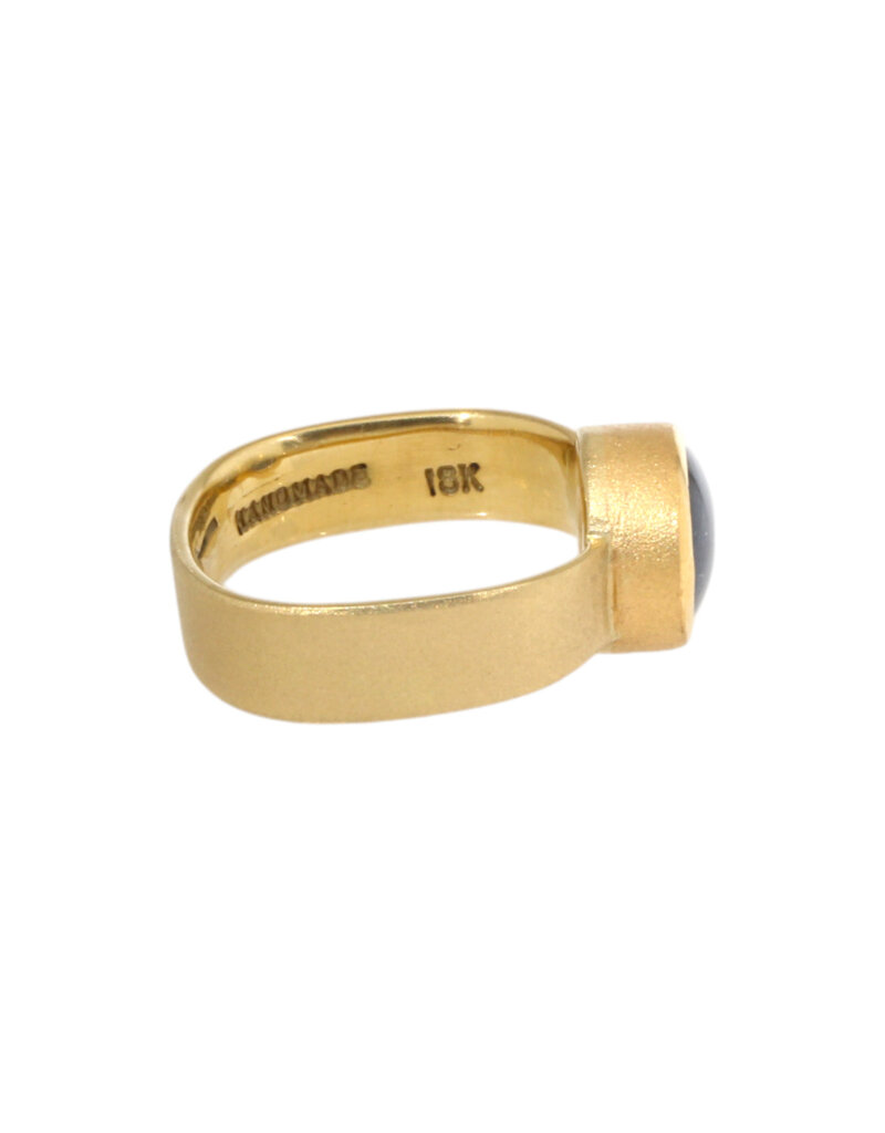 Big Sur Goldsmiths Natural Star Sapphire Ring in 22k and 18k Gold