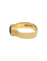 Big Sur Goldsmiths Natural Star Sapphire Ring in 22k and 18k Gold