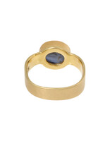 Big Sur Goldsmiths Natural Star Sapphire Ring in 22k and 18k Gold